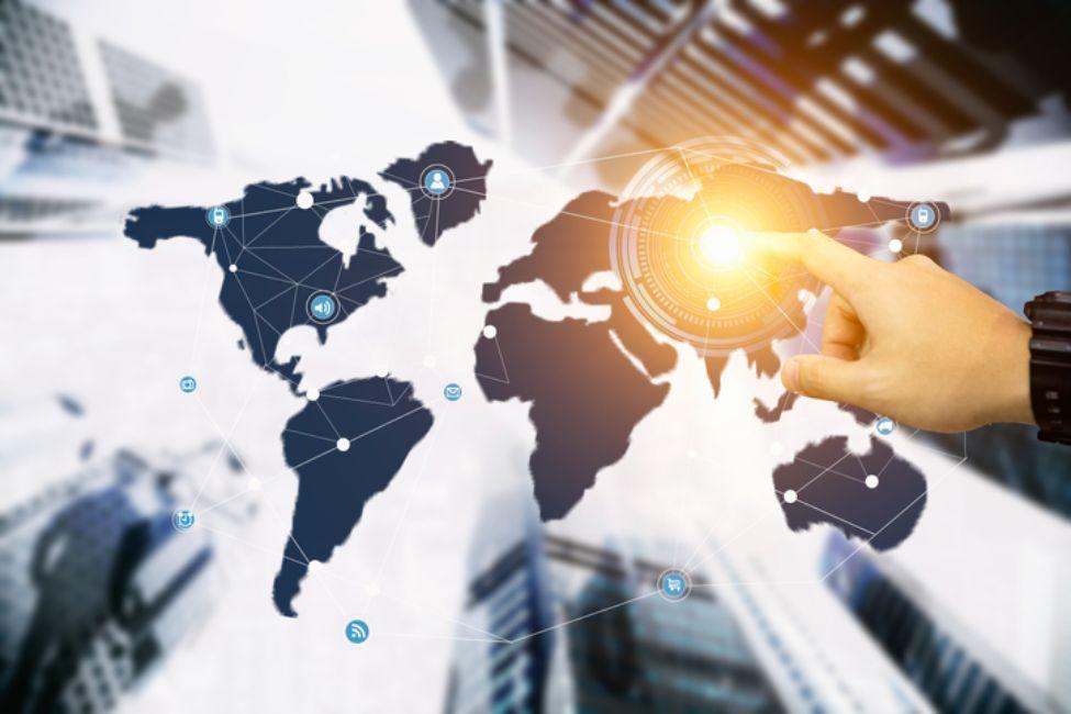 hand pointing worldmap hand pointing worldmap